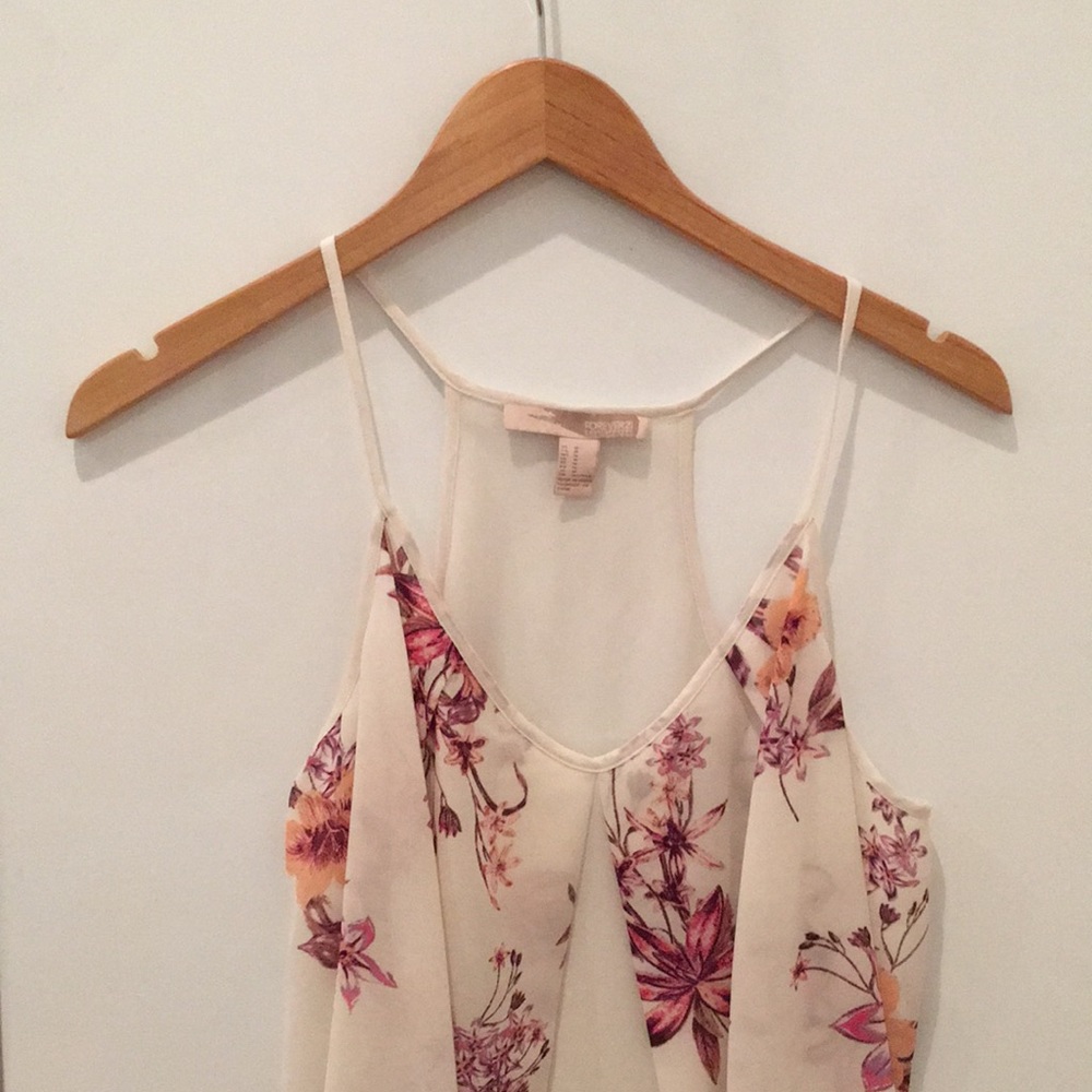 Forever21 Floral Blouse Tank size M